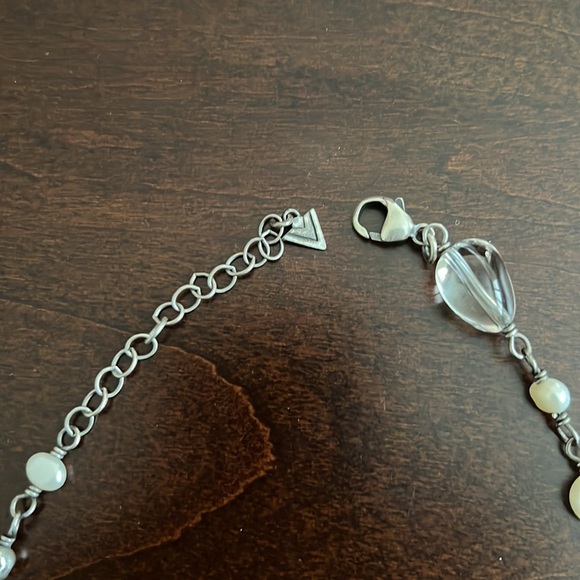 Silpada necklace glass bead and pearl - Picture 2 of 5